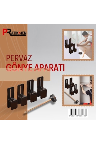 Pervaz Gönye Aparatı 4'lü Ve Duvar Çizim Kalemi