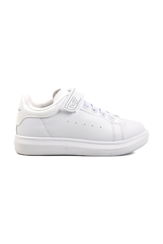 Beyaz Cırtlı Unisex Çocuk Spor Ayakkabı 150 F Beyaz