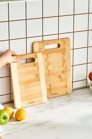 Karaca Lowell Bamboo 2'li Pro Kesme Tahtası