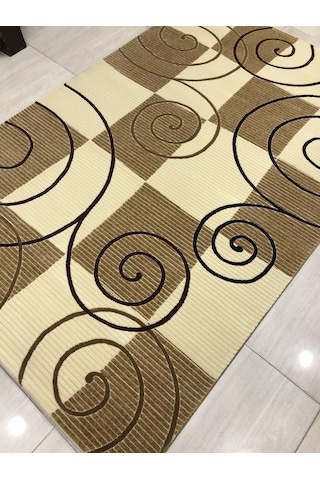 Saray Halı Vizyon 10325 A 150X230 Kahve Krem 4 M2 Halı !