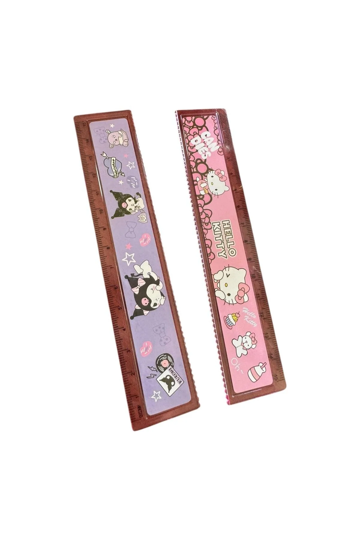 Hello Kitty Veya Kuromi Kalemlik Seti Renkli Kırtasiye Seti Pembe Veya Mor 1 Adet Gönderilir Çok Renkli