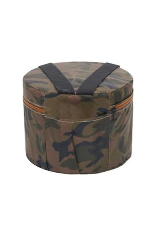 Flybuy Bosphorusboutique 32cm Köpük Dikim Çiftlik Bahçe Tabure Çok Renkli Giyilebilir Çok Renkli