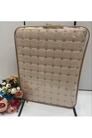 Walls Yatak Örtüsü Nakışlı Çift Kişilik Toledo Bej