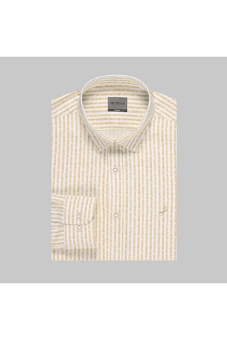 Sarar Artos Interview Slim Fit Erkek Gömlek 3174539 Kahve
