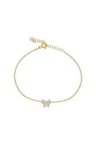 Eva Pırlanta Minimal Kelebek Bileklik 718527 Gold