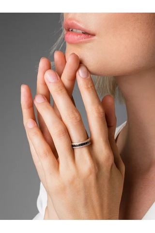 Lamponi Mücevher Yüzük 585 Altın 925 Gümüş Zirkon Füzenli Spinellus 200471239 Beyaz