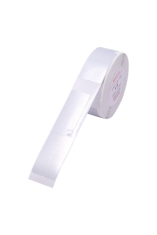 Reedark B18 Etiket Makinesi İçin Pet Kuyumcu Etiket Kağıdı - 14x53mm Mat Gümüş Rulo