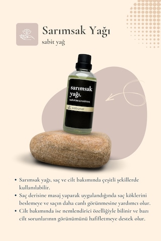 Sarımsak Yağı 100 Ml - Saç Bakım Yağı