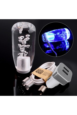 Yifomall Evrensel Led Kristal Vites Topuzu - 10/15/20/25cm - Kolay Kurulum, Şık İç Mekan Tasarımı Mavi