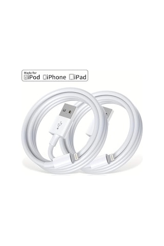 Brightnova 5 Adet 10ft İphone Uyumlu Sarj Kablosu Usb To Lightning Hizli Sarj İphone Uyumlu 14 14 Pro Max 13 12 11 X Xs Xr İpad İcin White 5pcs 3m 118inch
