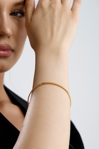 14 Ayar Altın Kibrit Çöpü Bilezik - 7 Gram / Beyaz