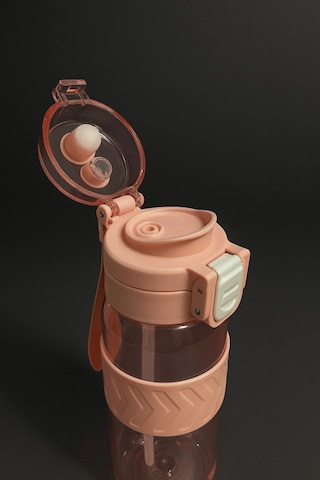 H2o - Kilitli Kapaklı Tritan Suluk 1000 Ml Bpa İçermez, Sızdırmaz, Dayanıklı Spor Ve Günlük Matara Pembe