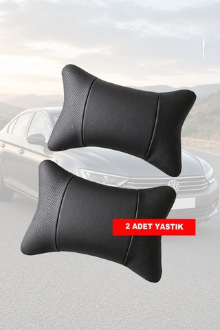 Volkswagen Tayron Uyumlu Koltuk Yastığı Siyah Renk Bagaj Çantası Lüks Model