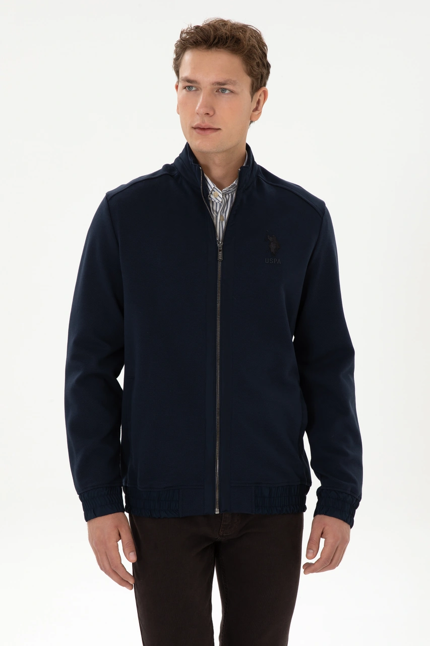U.s. Polo Assn. Erkek Lacivert Hırka Örme 50309988-vr033 Lacivert