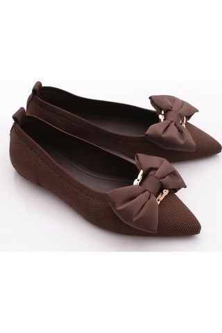 Dgn Pm386-k4206 Kadin Babet Kahve Triko