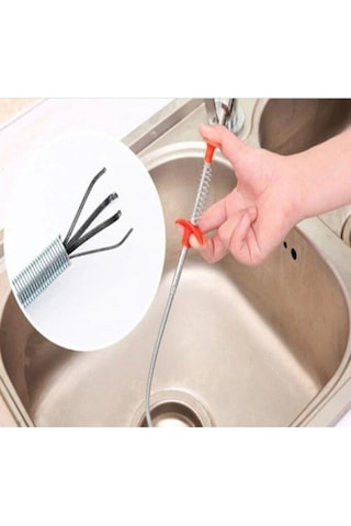 Lavabo Açıcı Esnek Tel Lavabo Açma Aleti