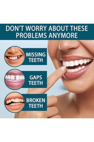 Mufunye Ayarlanabilir Takma Diş Seti: Doğal Görünümlü Ve Rahat Kullanım