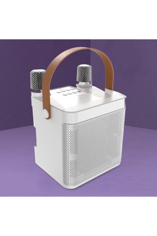 Suntek Taşınabilir Hoparlör Çok İşlevli Kolay Beyaz