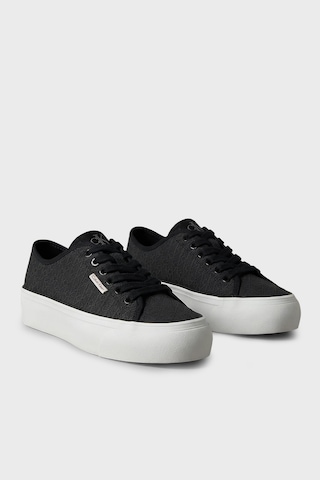 Calvin Klein Logolu Platform Sneaker Ayakkabı Hw0hw03265beh Bayan Ayakkabı Hw0hw03265 Beh Siyah