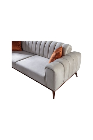 Velar Yataklı Kanepe Babyface Krem Krem