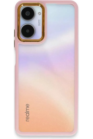 Newface Realme 10 Pro 5g Kılıf Dora Kapak - Pudra