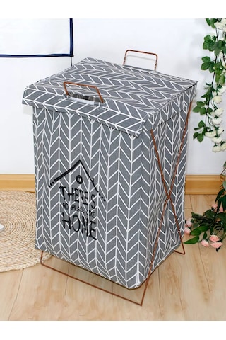 Home Set Katlanabilir Dikdörtgen Çamaşır Ve Eşya Saklama Sepeti 180459206 Gri