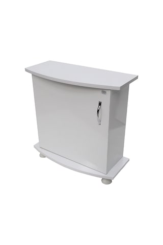 Kanki Pet Akvaryum Bombe Beyaz Sehpa 50 CM