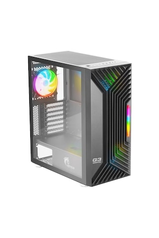 Green Grıffın G3 4X120 Mm Argb 2X3.2 2X2.0 Usb Tempered Oyun Kasası Psu Yok