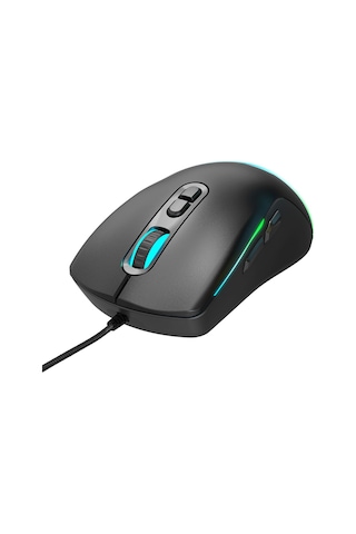 Warp WRP-S12800-B 12800 Dpi Wide RGB Özel ABS Doku Reflex Örgü Kablolu Gaming Mouse
