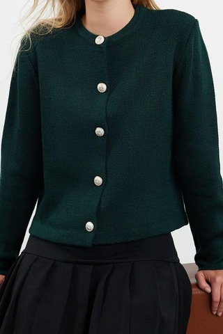 Ersefa Stil Modern Kadın Regular Standart Kol Bisiklet Yaka Basic Ceket Siyah