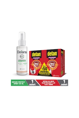 Detan & Defans Gece Koruma Seti Defans Losyon 50 ML + Detan 60 Gece
