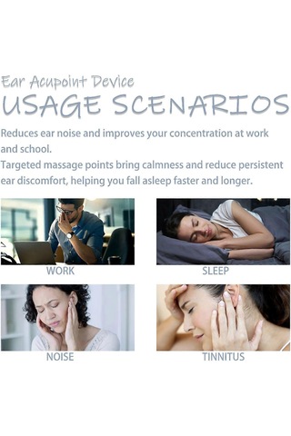 Purehear Kulak Akupunktur Cihazı, Kulak Ağrısını, Kulak Çınlamasını, Kulak Kanamasını, Kulak Akupunktur Bakımı, Masaj Tıkacı