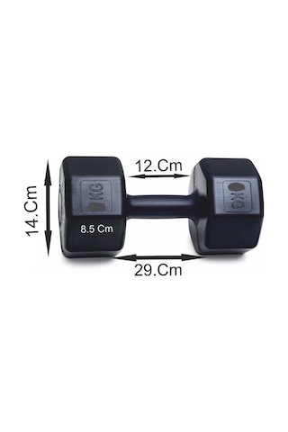 Ps Spor 6 Kg Dambıl X 2 Adet 12 Kg Sayaçlı Atlama İpi