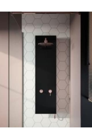 Vitra Origin Duş Sistemi A45805 Masajlı - Siyah Cam - Bakır Diğer