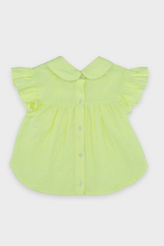 Kız Bebek Aplike Yakalı Sarı Bluz 3886814 2411GB57001