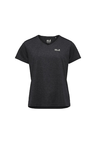 Jack Wolfskin Jack Wolfskın Wıldtraıl T W Kadın Phantom T-shırt A65792-6350 Siyah