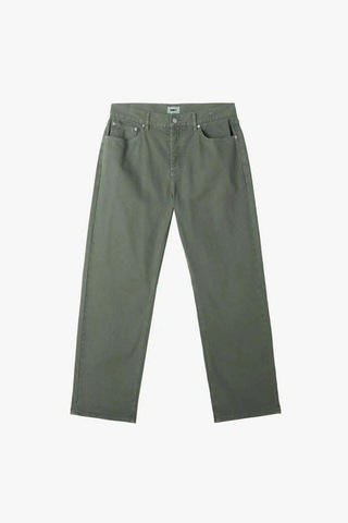 Obey Hardwork Pigment Denim - 100% Pamuk, Şık Tasarım Ve Rahat Regular Fit Yeşil