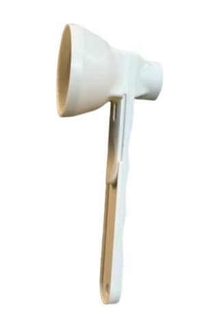 Ölçü Kaşığı Huni İle 2'si 1 Arada Dökülmeye Karşı Huni Kaşık Kaydırıcı Mutfak Kaşığı Toz Süt Kahve Protein Tozu Ölçmek İçin Beyaz