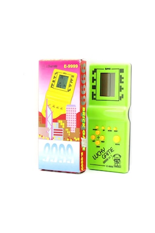 Klasik Model Tetris - Pilli - Elektronik Oyuncak Sarı