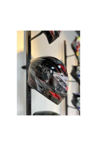 Rs2 Çene Açılır Güneş Vizörlü Kask Kırmızı