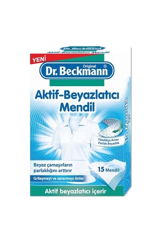 Dr. Beckmann Aktif Beyazlatıcı Mendil 15'li