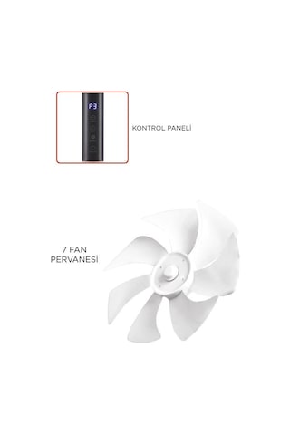 Torima SF-02 Ayaklı 16'' 60 W 3 Kademe 7 Pervaneli Kumandalı Vantilatör