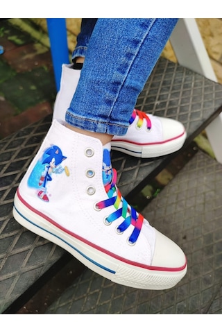 Sonic Karakterli Çocuk Spor Ayakkabı Convers Modeli Spor Ayakkabı (528277033)
