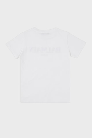 Balmain Çocuk T Shirt 6m8721 Mx030 100 Beyaz