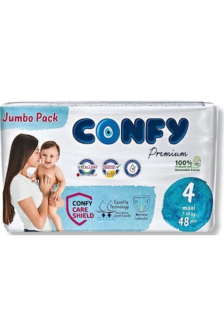 Premium 4 Numara Bebek Bezi Maxi 7 - 14 Kg 48 Adet