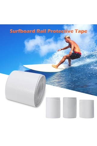 Aubyhe Sup Tahta Koruyucu Kenar Bantı 75'' - Honeycomb Desenli, Uv Ve Çiziklerden Koruma, Şeffaf, Kolay Yapıştır