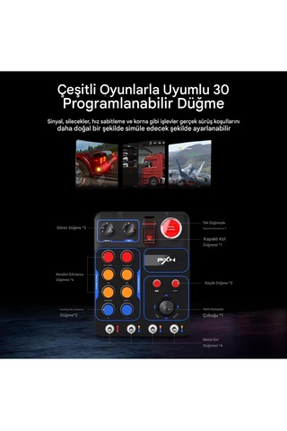 Cb1 Simülasyon Oyunlar Için Çok Işlevli Kontrol Düğme Kutusu