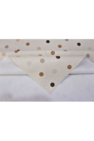 Astarlı Silinebilir Pvc Muşamba Masa Örtüsü 514puanlı - 1035-3a Kahve