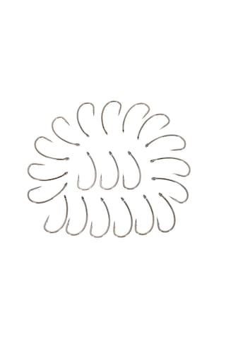 Jeehugo 20 Adet Karbon Çelik 4 Numara Eğik Saplı Balık İğnesi - Dışarıda Balık Tutmak İçin Ideal