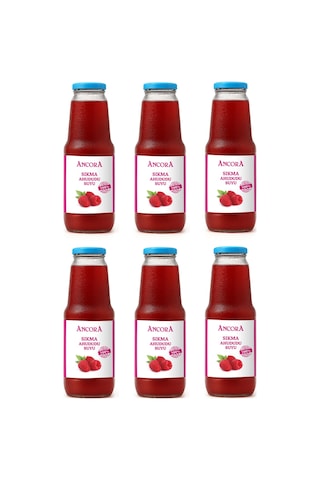 Ancora Sıkma Ahududu Suyu 1 Lt X 6 Adet